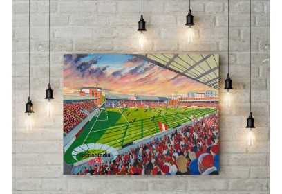 Leyton Orient FC Brisbane Road Stadium Wall Art Canvas
